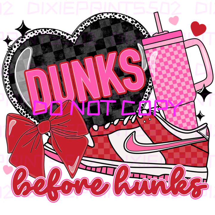 DUNKS BEFORE HUNKS