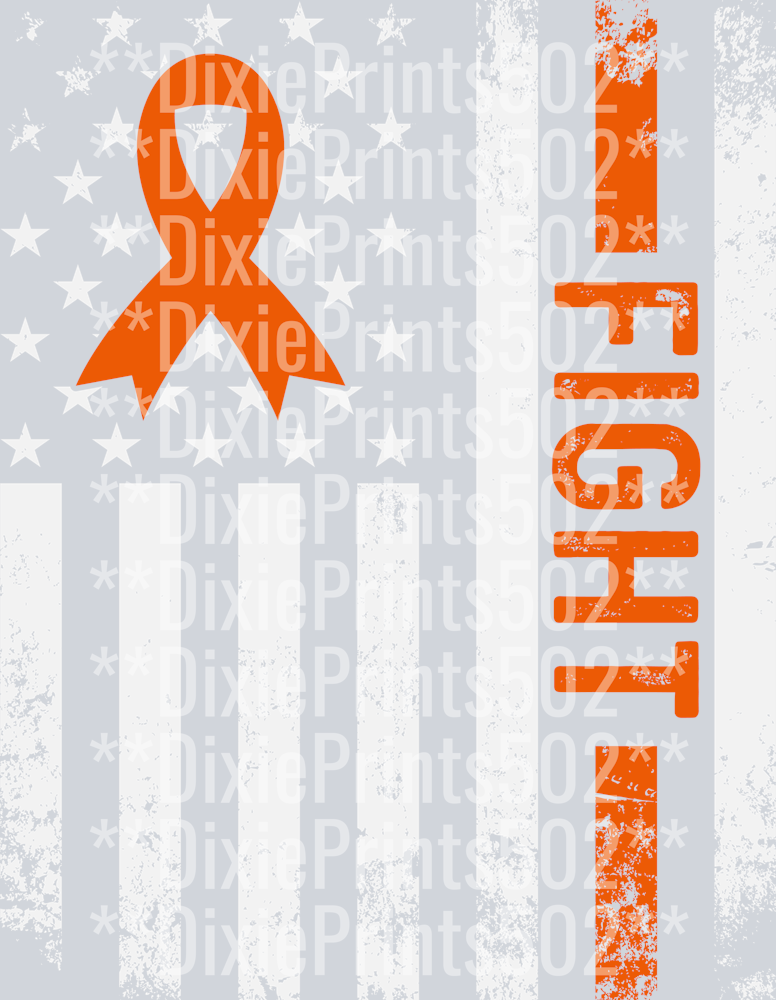 Patriotic Fight Leukemia Cancer Awareness-01