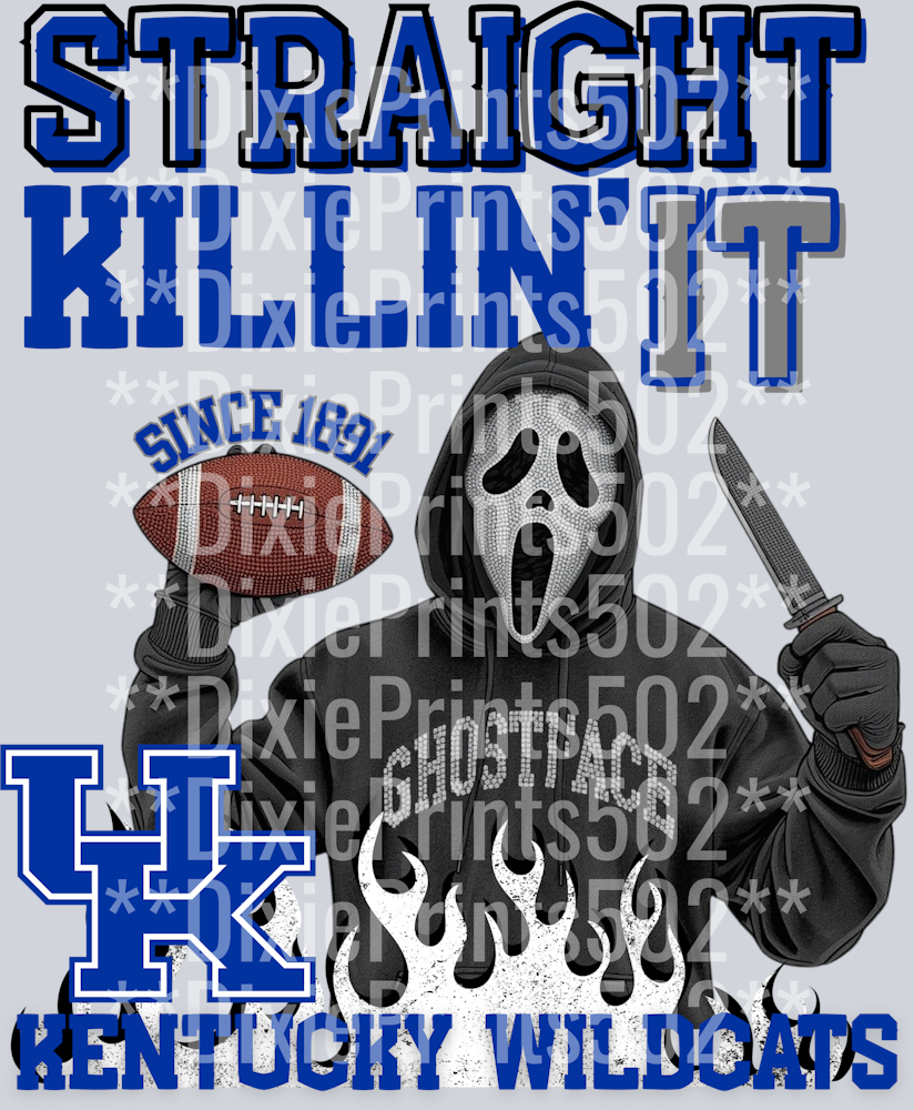 GHOST FACE KENTUCKY WILDCATS