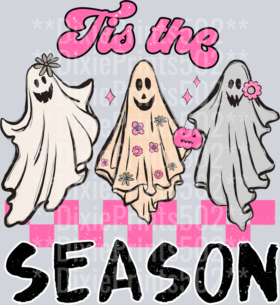 TIS THE SEASON PINK GHOST