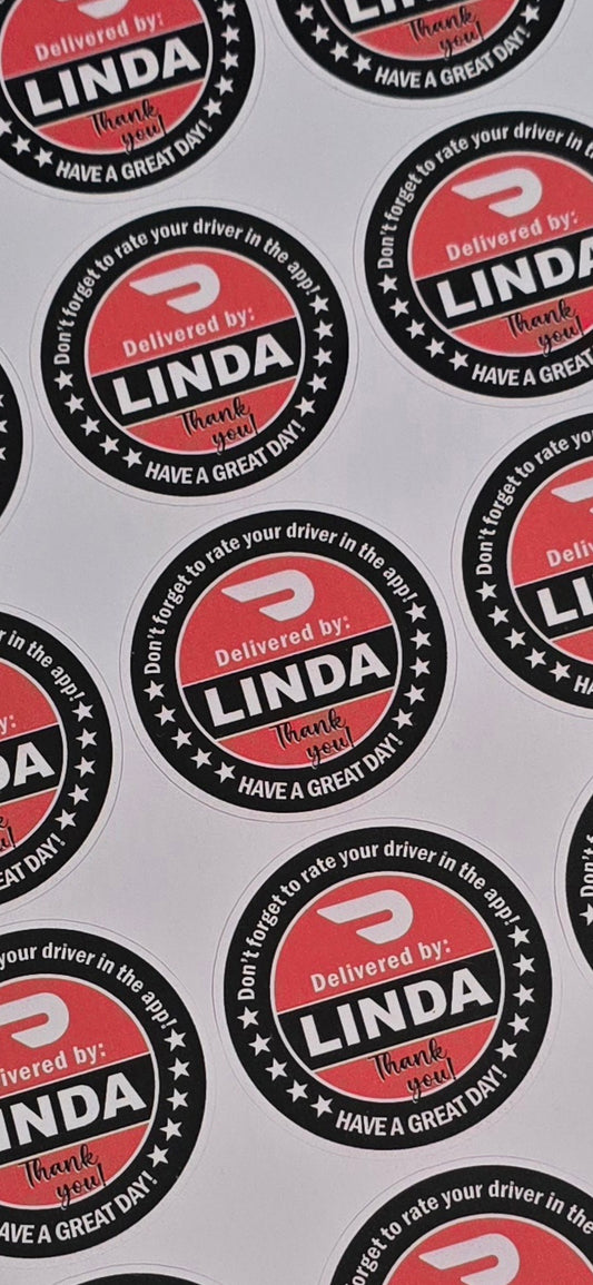 PERSONALIZED DELIVERY STICKERS