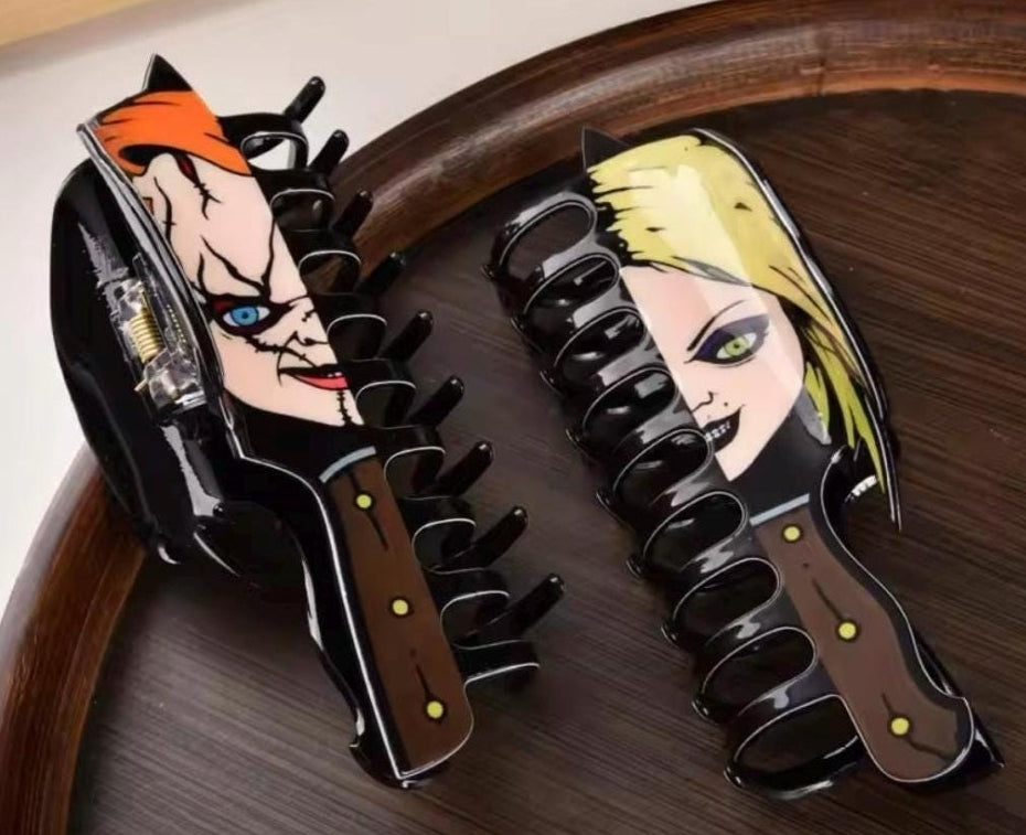Chucky/Tiff Knife Hair Clip