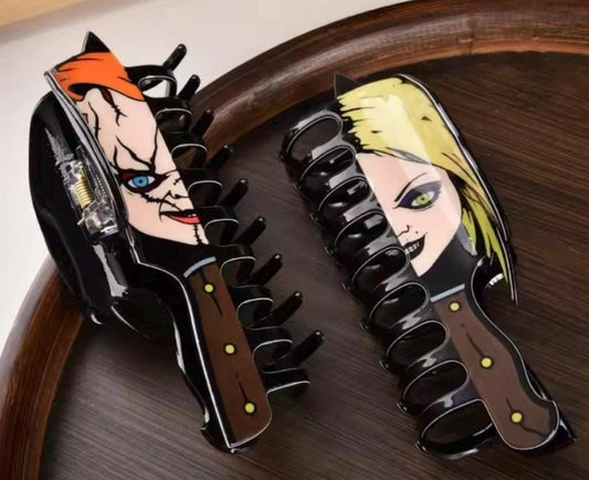 Chucky/Tiff Knife Hair Clip
