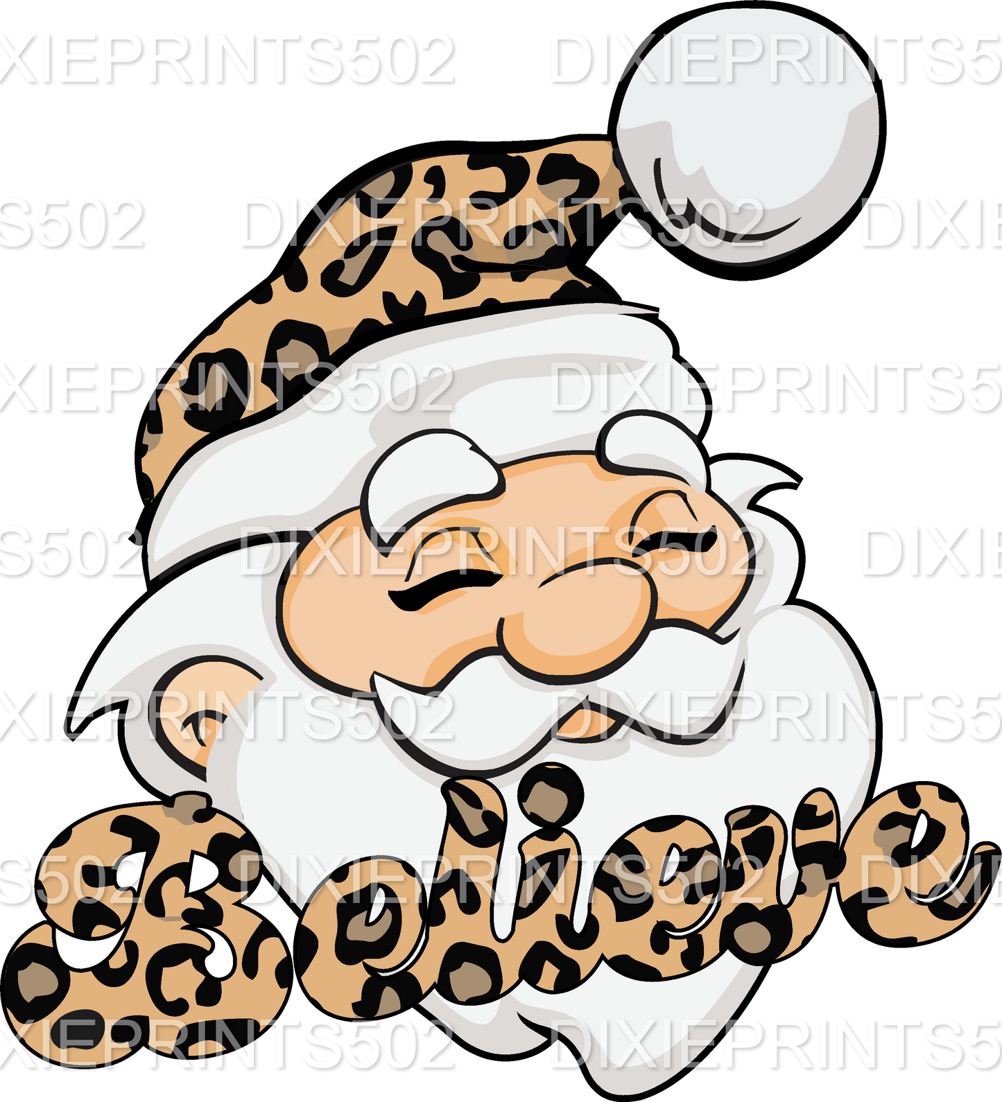 Leopard Santa