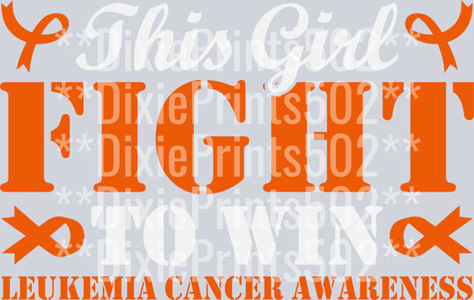 Leukemia Cancer Girl Fight Ribbon Medulloblastoma-01