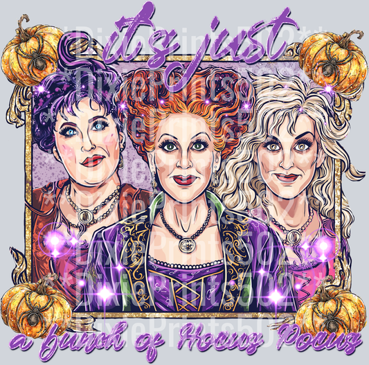 It’s Just A Bunch of Hocus Faux Glitter Frames