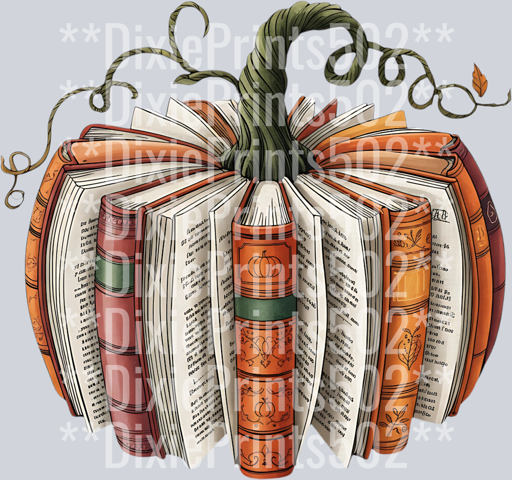 Fall Book Pumpkin