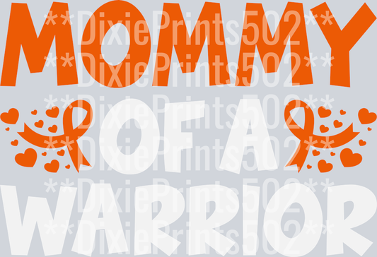 Mommy of A Warrior Leukemia Cancer  Awareness-01